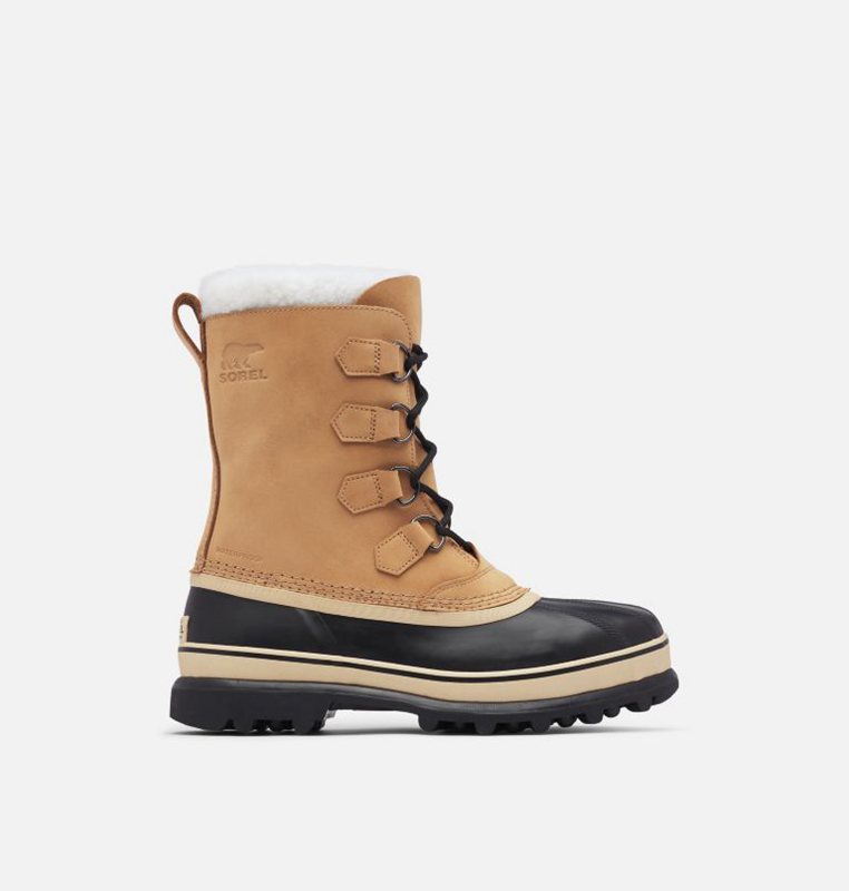 Mens Snow Boots Brown/Black - Sorel Caribou™ - 189-PNTACF